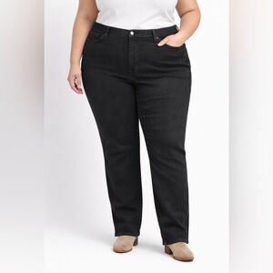 Classic Women's Black Straight Leg Jeans